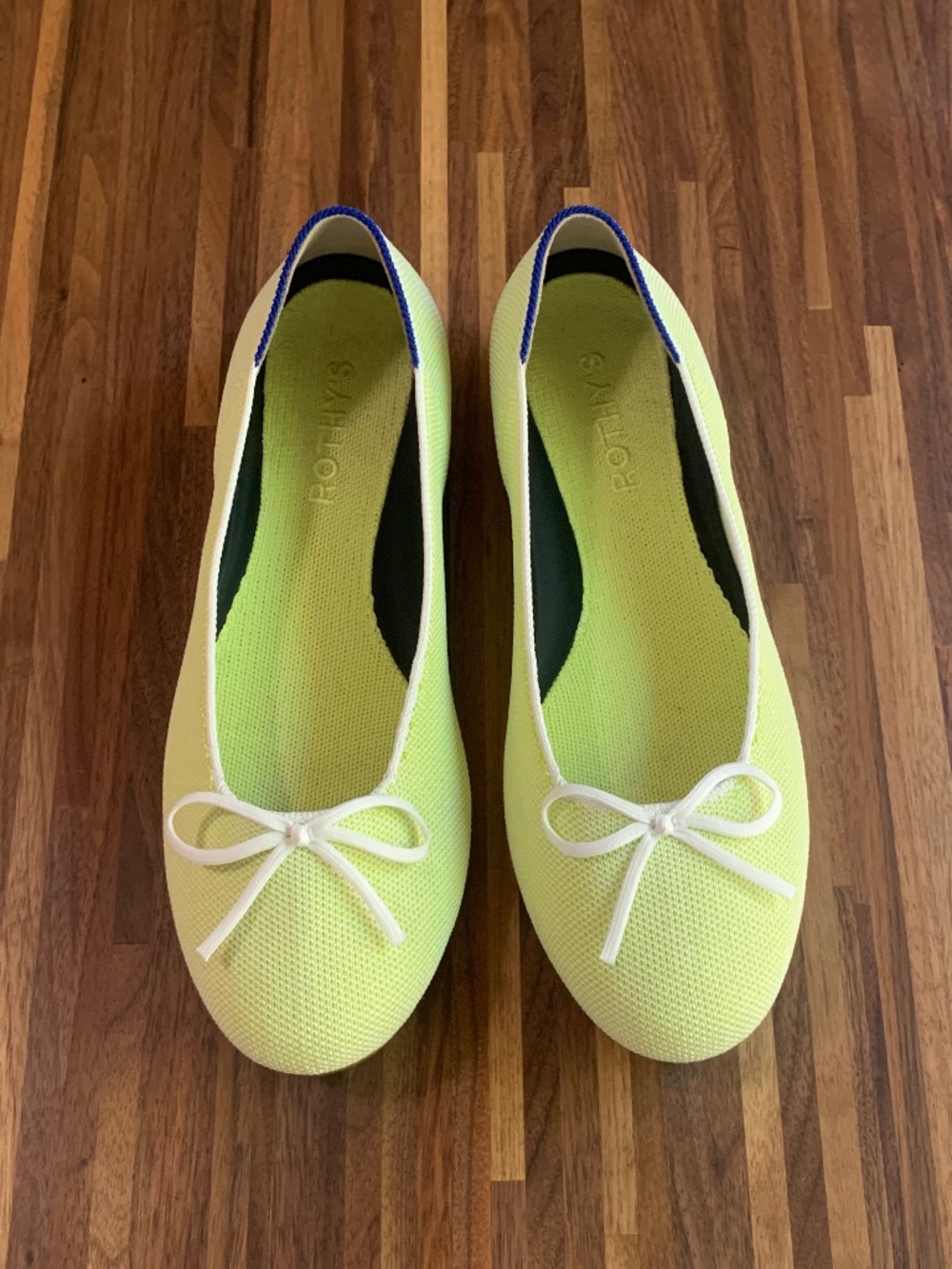 Rothy's Yellow Ballerina Flats
